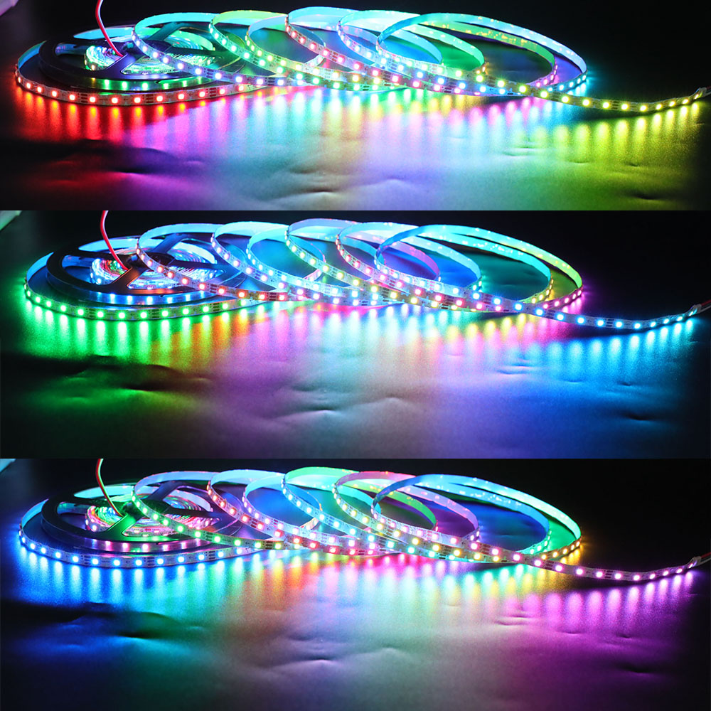 TM1809 S shape addressable led strip